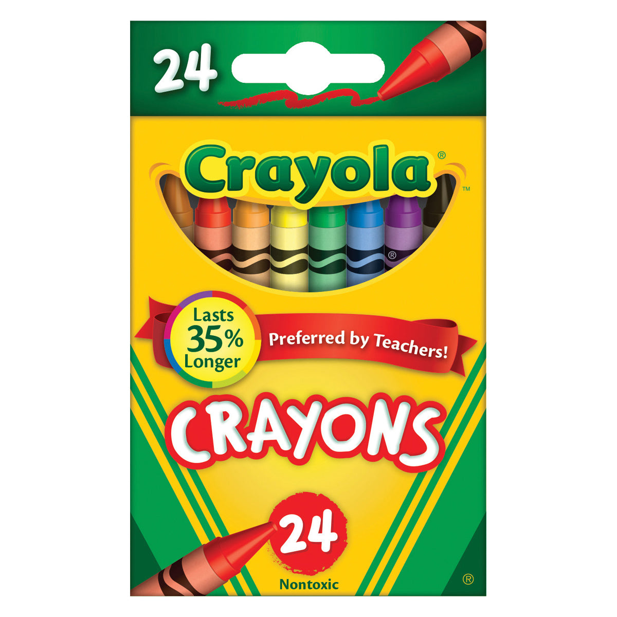 CRAYOLA CRAYONS  PACK 24