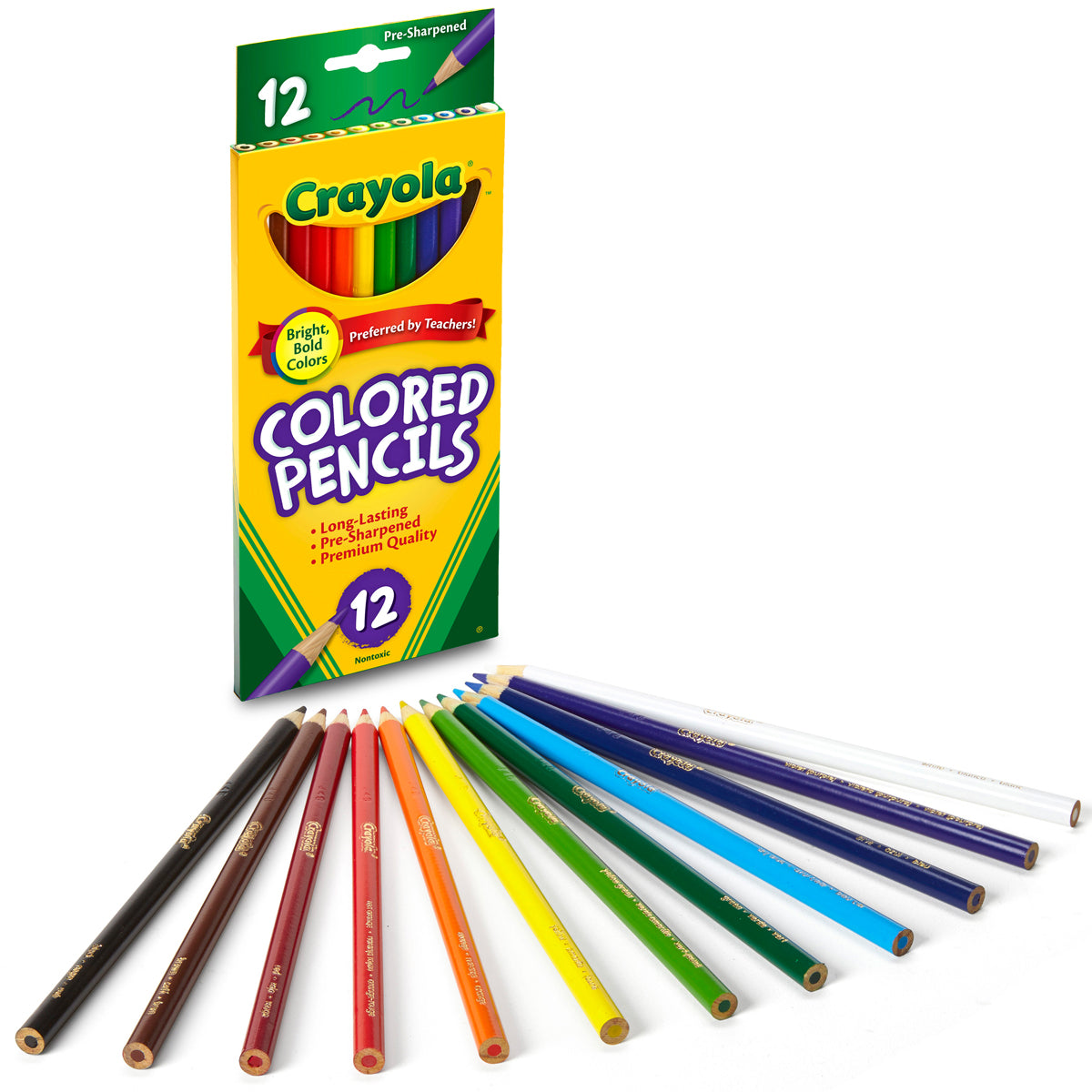COLOURED PENCILS CRAYOLA FULL PK 12
