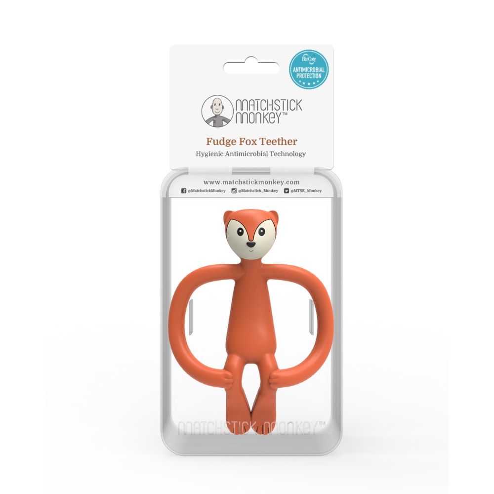 MATCHSTICK MONKEY ANIMAL TEETHER FOX