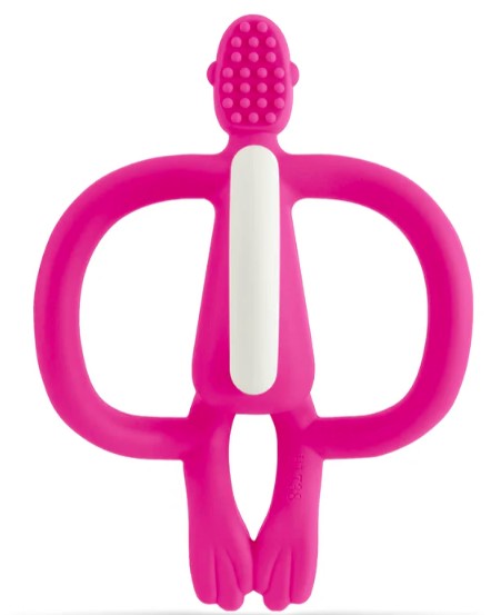 MATCHSTICK MONKEY TEETHING TOY [CL:PINK]