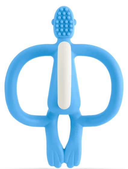 MATCHSTICK MONKEY TEETHING TOY [CL:LIGHT BLUE]