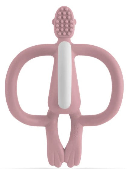 MATCHSTICK MONKEY TEETHING TOY [CL:DUSTY PINK]