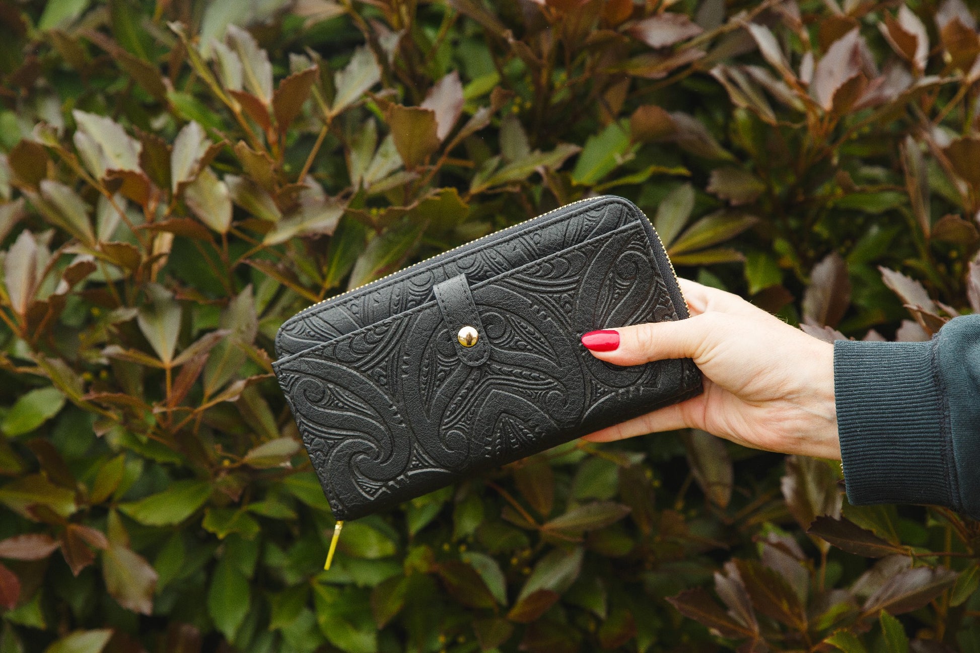 MOANA ROAD FITZROY WALLET MIRIAMA GRACE SMITH [CL:BLACK]