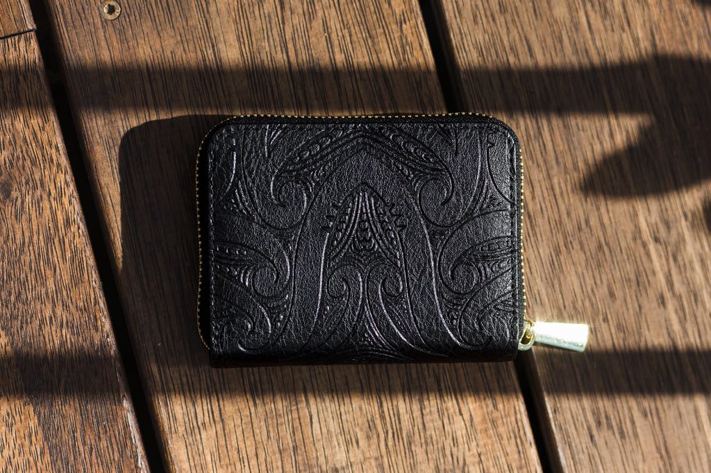 MOANA ROAD MISSION BAY WALLET MIRIAMA GRACE [CL:BLACK]