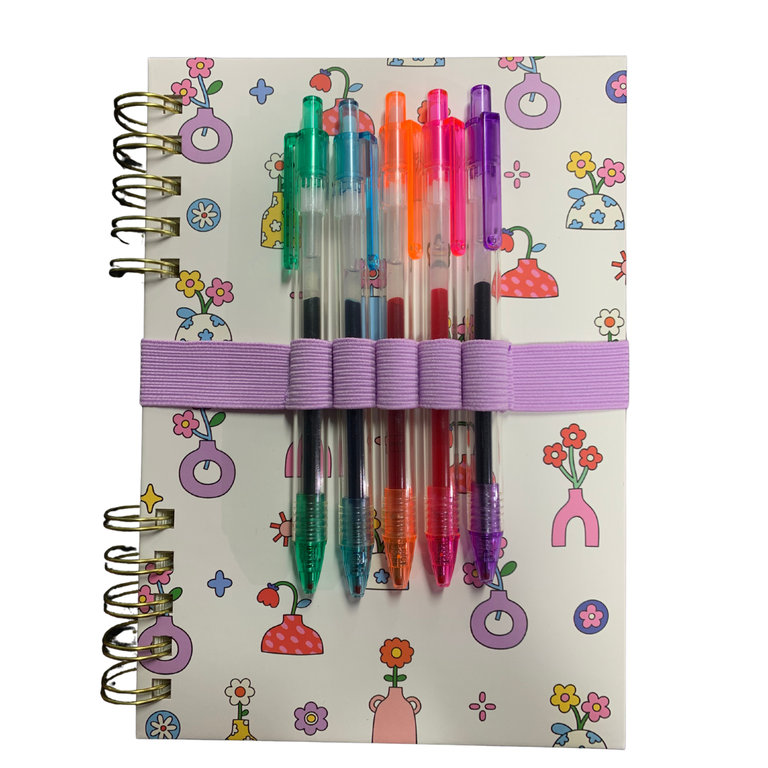 HARPER NOTEBOOK & PEN SET PRETTY POSIES
