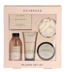 DAYBREAK BATH SET IN GIFT BOX 5pce