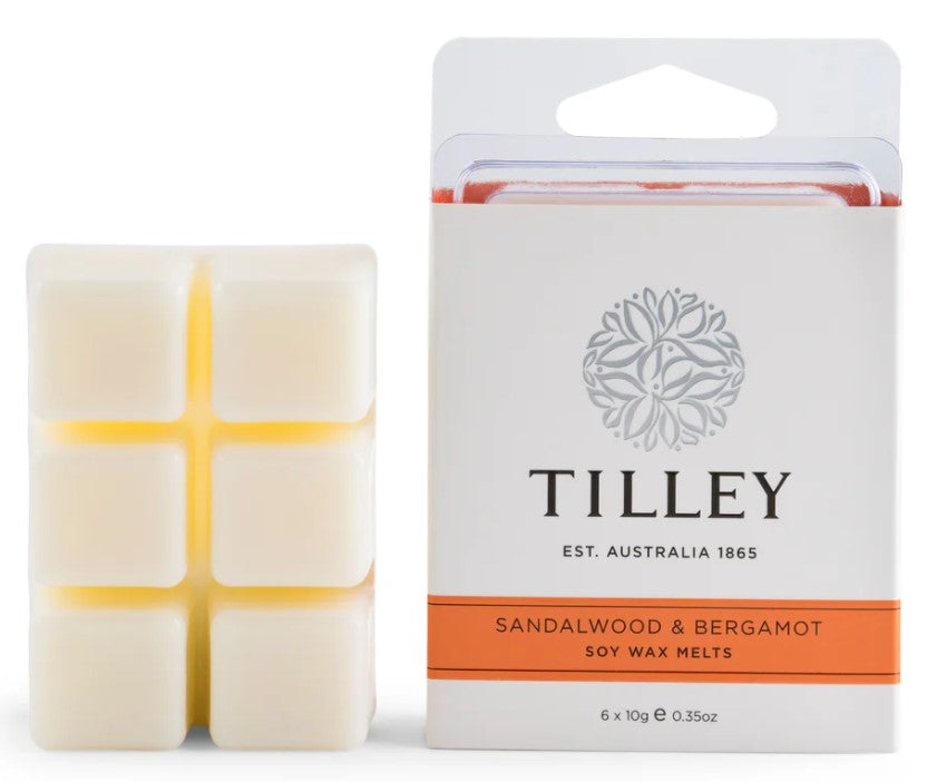 TILLEY WAX MELTS SANDALWOOD BERGAMONT