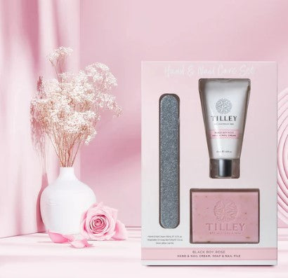 TILLEY HAND & NAIL CARE SET BLACK BOY ROSE