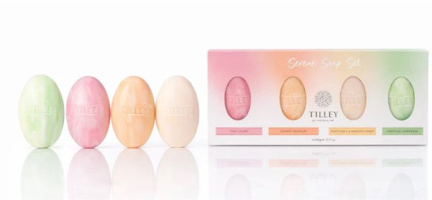 TILLEY SERENE OVAL SOAP GIFT SET 4x90g