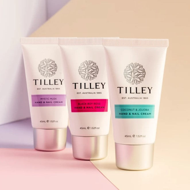 TILLEY HAND CREAM TRIO ROSE MUSK COCONUT