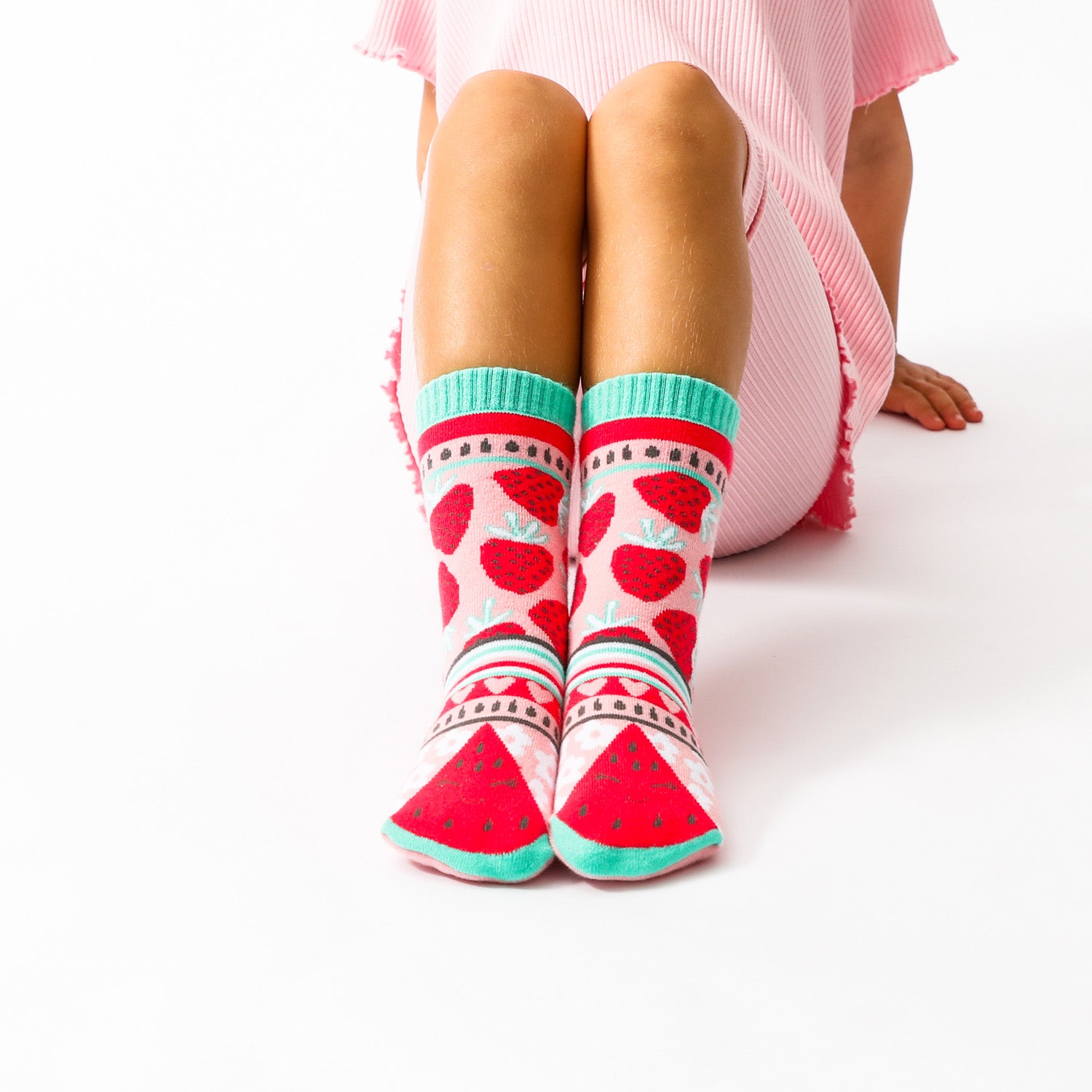 LOLLY KICKS KIDS SOCKS WATERMELON [SZ:5-8]