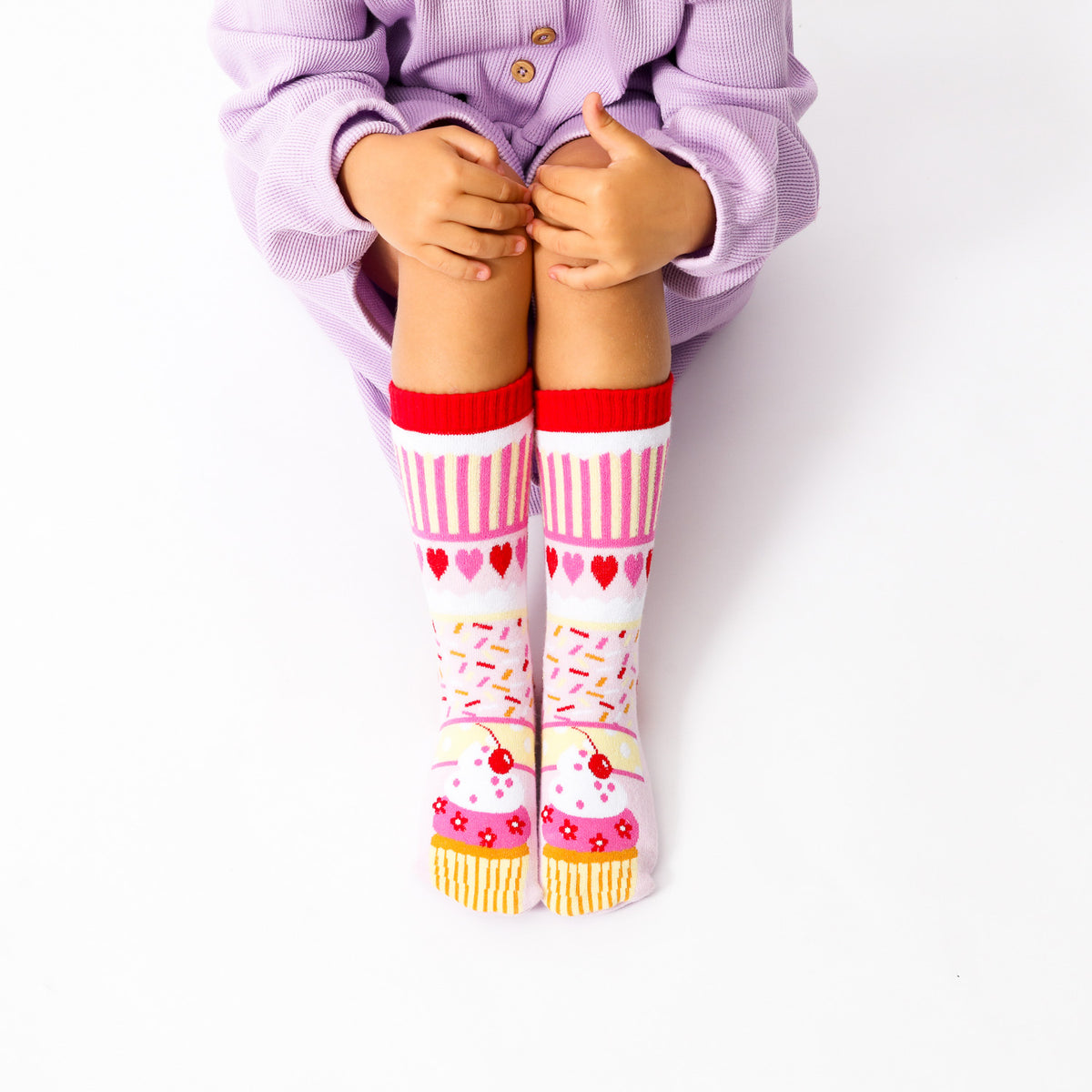 LOLLY KICKS KIDS SOCKS CUPCAKE [SZ:9-12]
