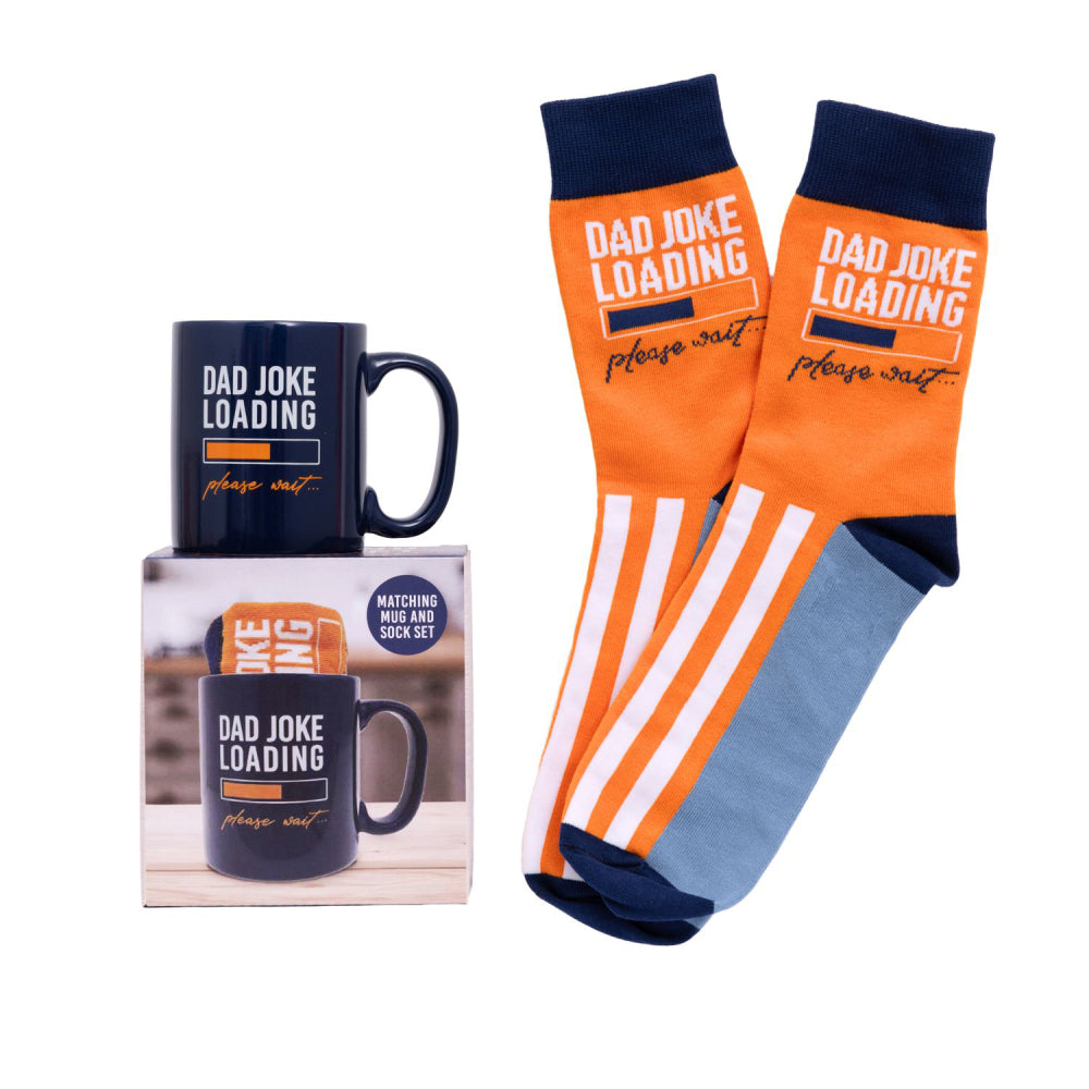 MUG & SOCK SET DAD JOKE LOADING