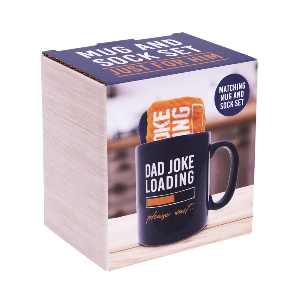 MUG & SOCK SET DAD JOKE LOADING