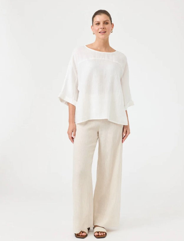 EB & IVE STUDIO RELAXED TOP ONE SIZE [CL:SALT]
