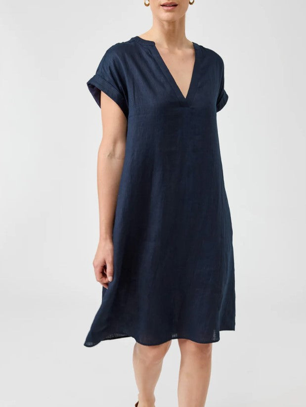 EB & IVE STUDIO DRESS [SZ:LARGE CL:NAVY]