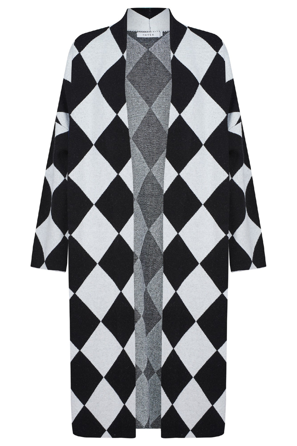HAVEN CASABLANCA CARDIGAN WHITE/KOHL ONE SIZE