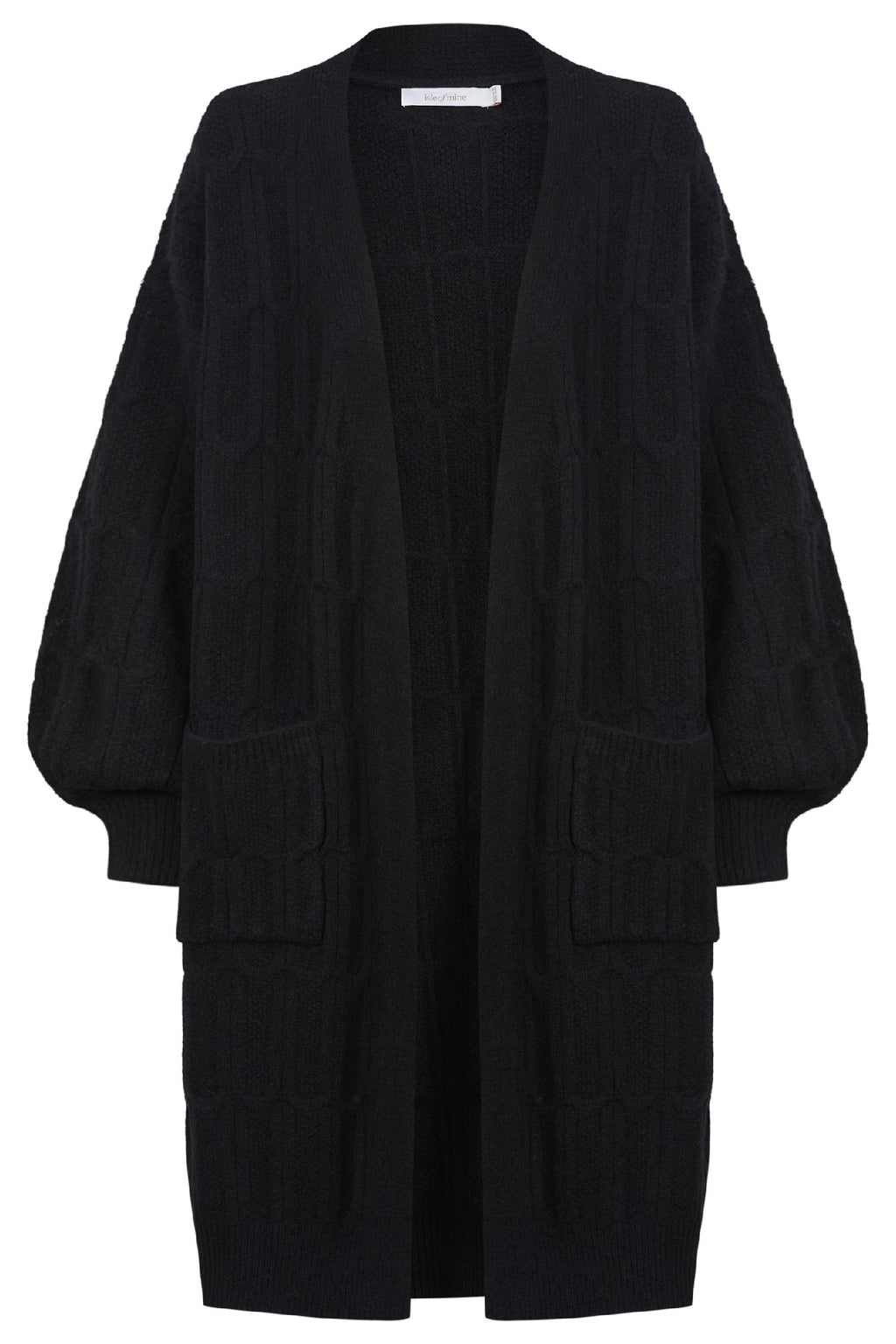 ISLE OF MINE HERA CARDIGAN ONYX ONE SIZE