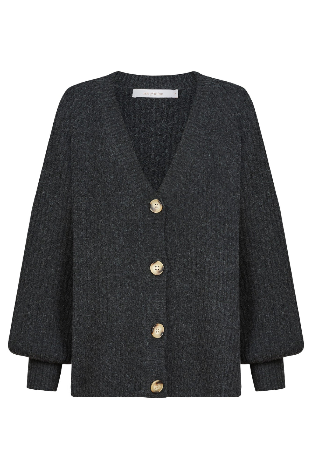 ISLE OF MINE MIRU CARDIGAN ASH [SZ:XSMALL]