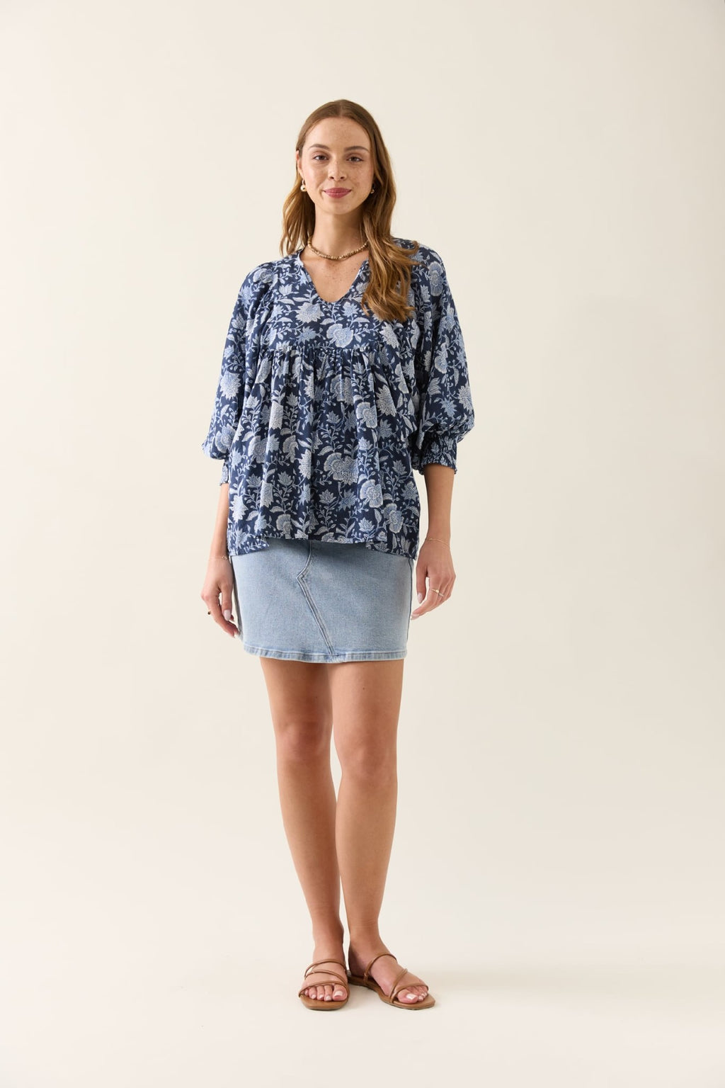 ISLE OF MINE WILMA TOP [SZ:S / M CL:NAVY]