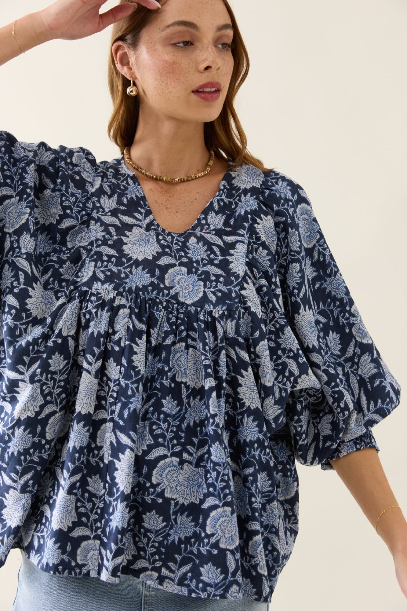 ISLE OF MINE WILMA TOP [SZ:S / M CL:NAVY]