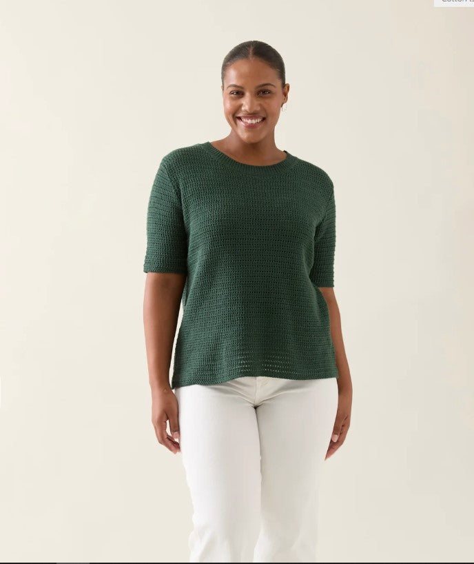 ISLE OF MINE SYLVIE KNIT TSHIRT [SZ:XSMALL CL:MYRTLE]