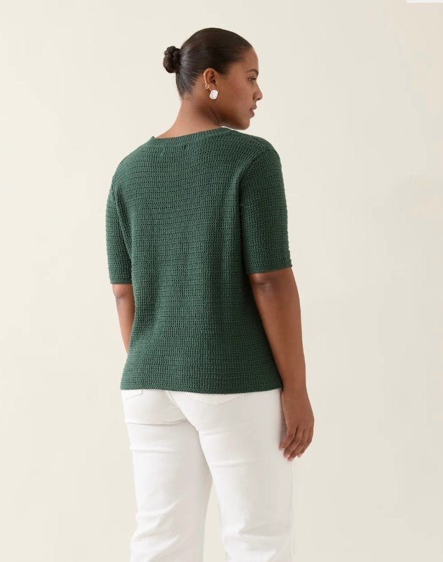 ISLE OF MINE SYLVIE KNIT TSHIRT [SZ:XSMALL CL:MYRTLE]