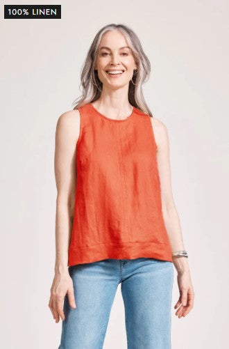 EB & IVE MIRAMAR TANK TOP [SZ:SMALL CL:CORAL]
