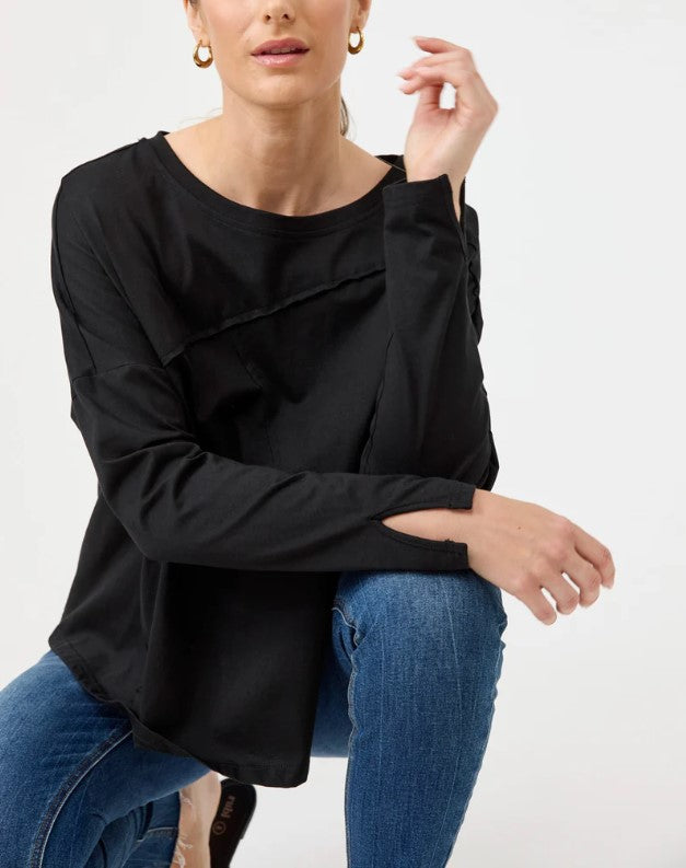 EB & IVE STUDIO TRAVELLER LS TSHIRT [SZ:SMALL CL:BLACK]