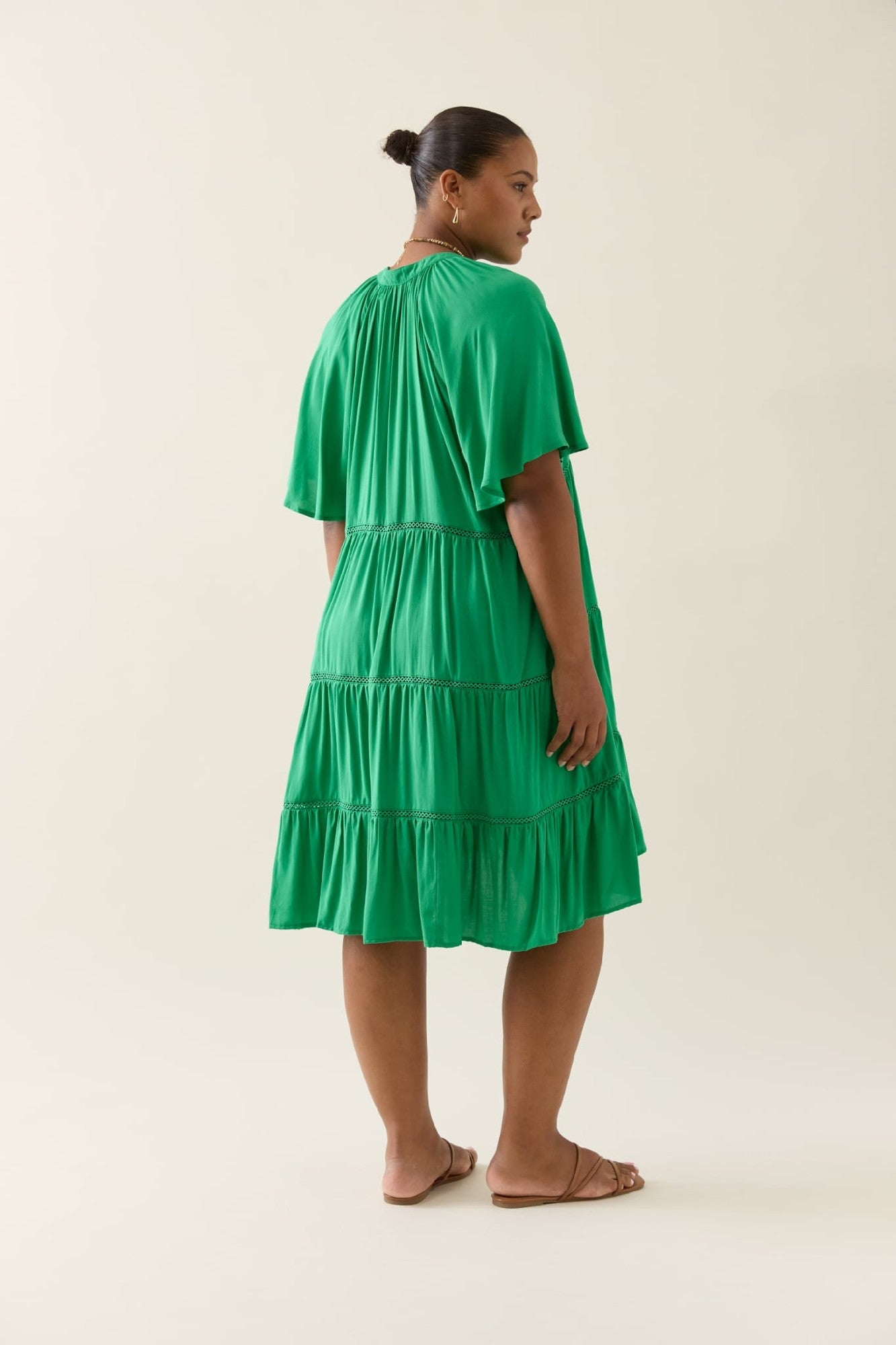 ISLE OF MINE OLINE DRESS [SZ:XSMALL CL:GREEN]