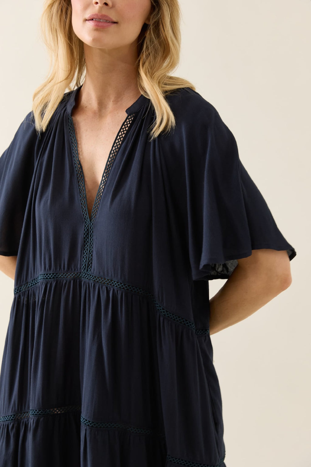 ISLE OF MINE OLINE DRESS [SZ:SMALL CL:NAVY]