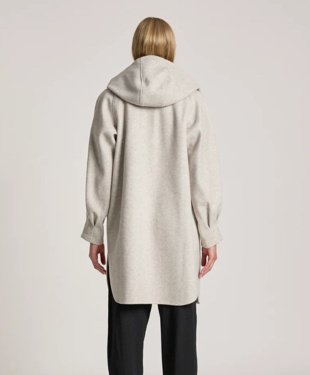 EB & IVE SABLE HOOD JACKET [SZ:XSMALL CL:BISQUE]