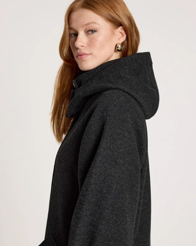 EB & IVE SABLE HOOD JACKET [SZ:SMALL CL:CHAR]