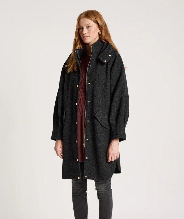 EB & IVE SABLE HOOD JACKET [SZ:SMALL CL:CHAR]
