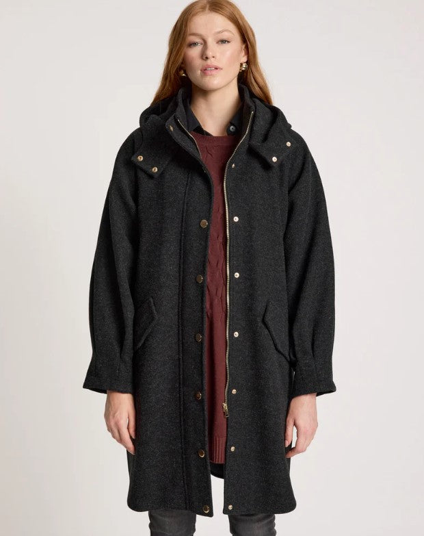EB & IVE SABLE HOOD JACKET [SZ:SMALL CL:CHAR]