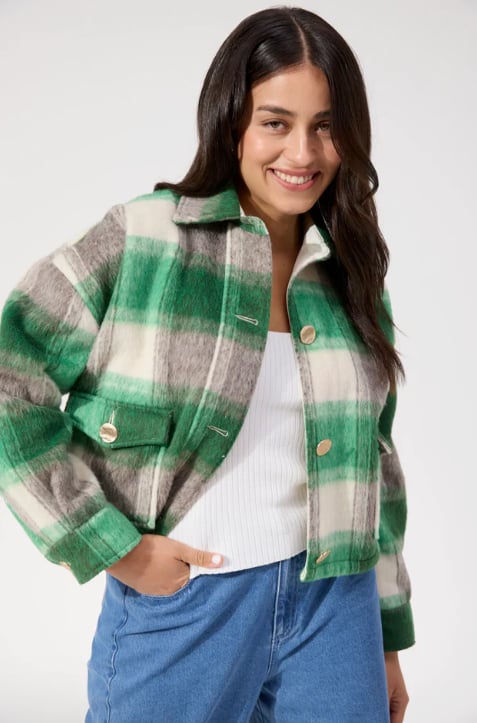 HAVEN FARGO CROPPED JACKET [SZ:XSMALL CL:GREEN]