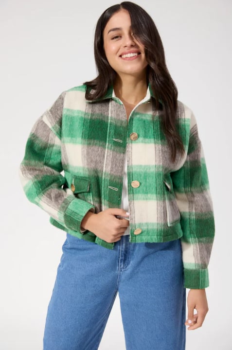 HAVEN FARGO CROPPED JACKET [SZ:XSMALL CL:GREEN]