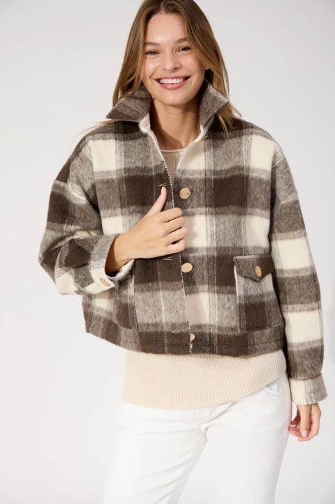 HAVEN FARGO CROPPED JACKET [SZ:XSMALL CL:BROWN]
