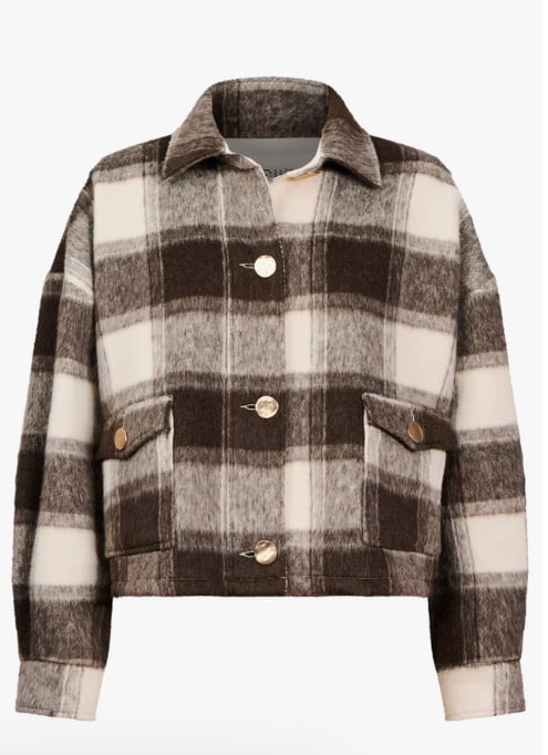HAVEN FARGO CROPPED JACKET [SZ:XSMALL CL:BROWN]