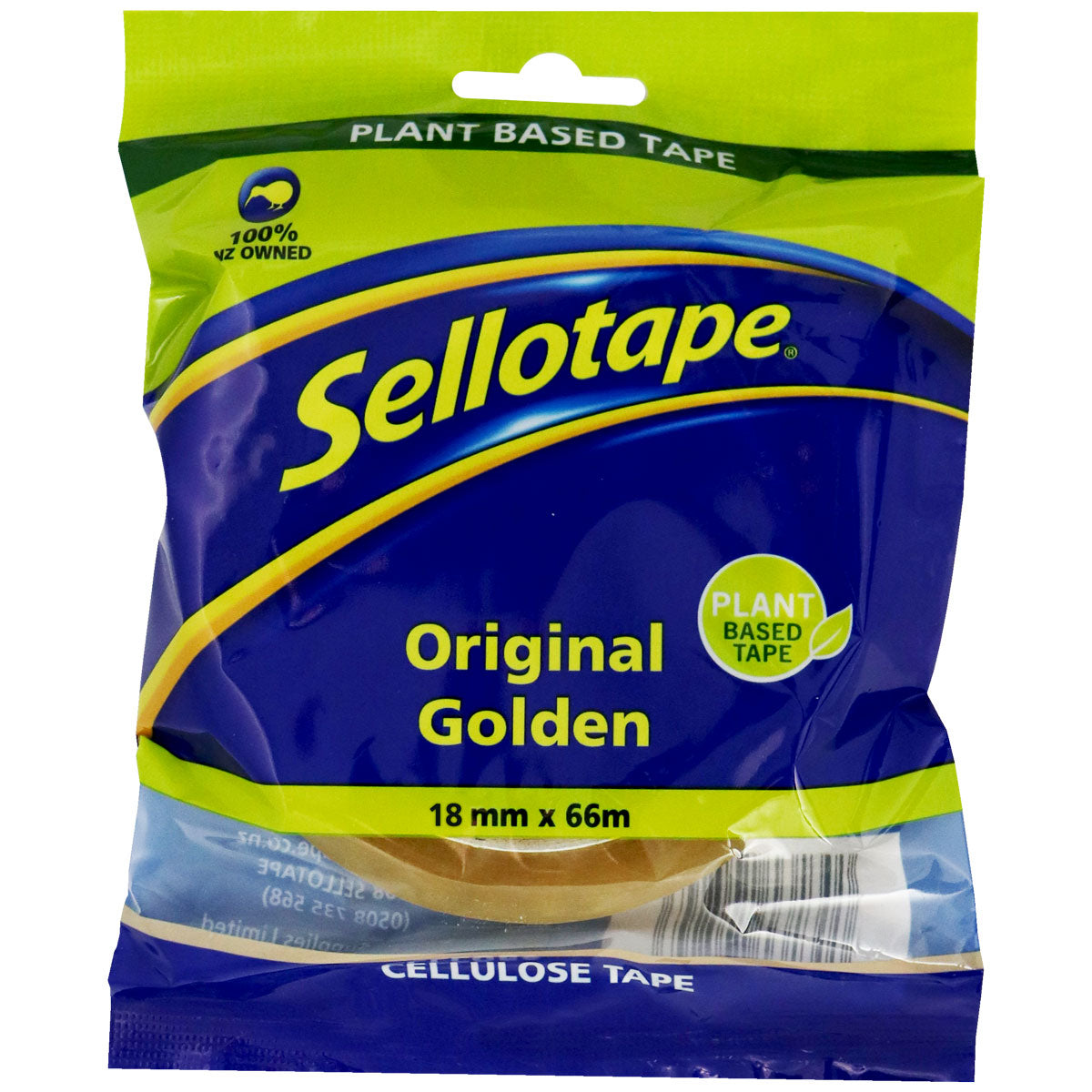 TAPE S/TAPE CELLULOSE 18MMX66M
