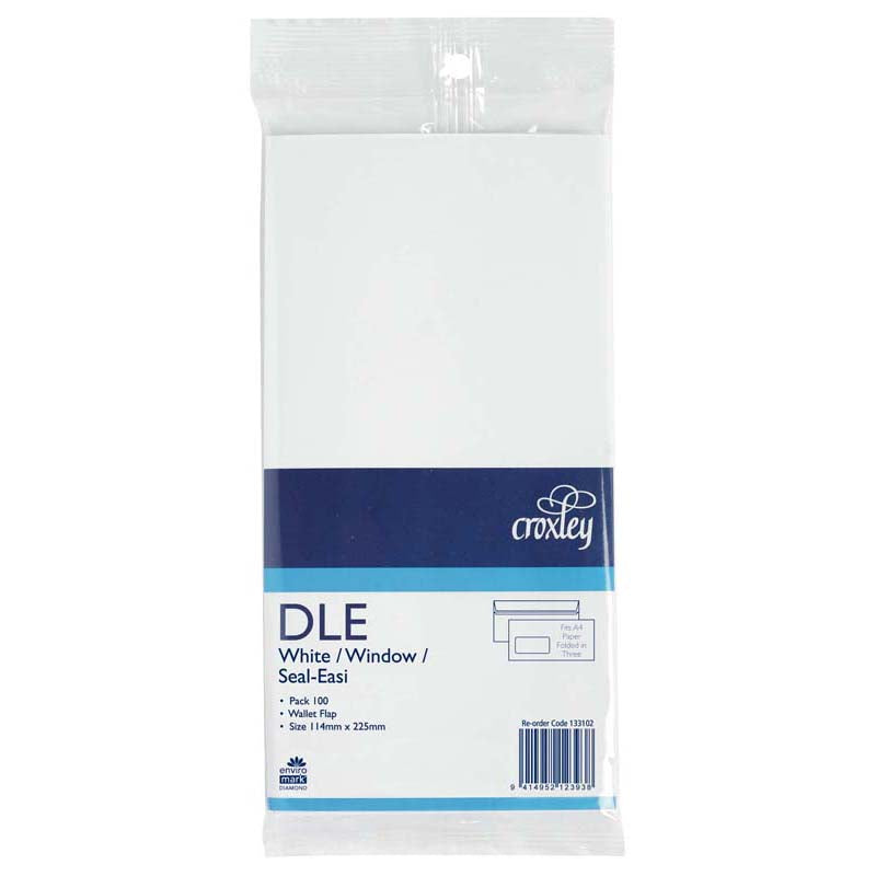 ENV CROX DLE WHITE SS WINDOW PK 100