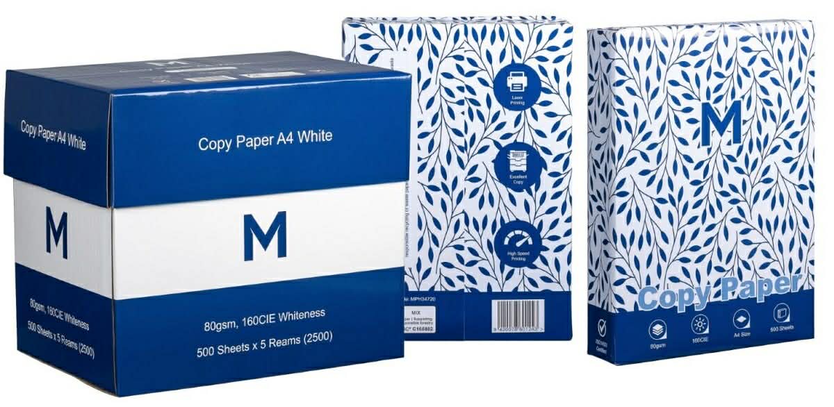 MATTHEWS PACKAGING A4 COPY PAPER WHITE REAM