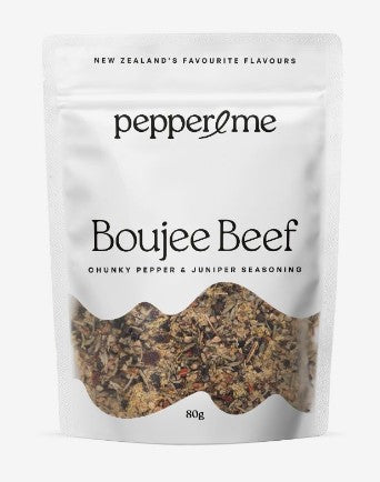 PEPPER & ME BOUJEE BEEF 80g CHUKY PEPPER & JUNIPER SEASONING